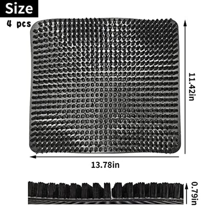 Hamiledyi Chicken Nesting Box Pads, 4PCS Washable Plastic Nesting Box Liners Chicken Bedding for Coop Reusable Egg Laying Mats Nesting Pads for Chicken Coop Poultry Nest Boxes