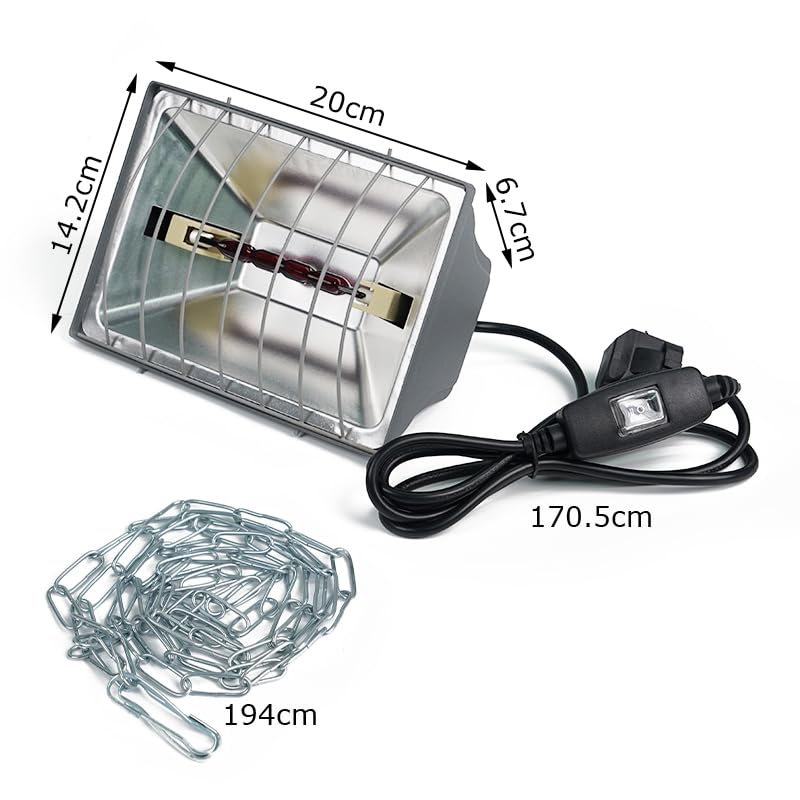 Automatic Heating Breeding Equipment Heater Catalytic Heating Lamp Poultry Chicken Pig Sheep Cattle Horse Animal Heating Plate