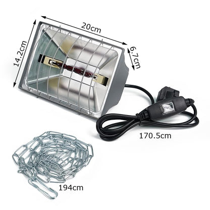 Automatic Heating Breeding Equipment Heater Catalytic Heating Lamp Poultry Chicken Pig Sheep Cattle Horse Animal Heating Plate