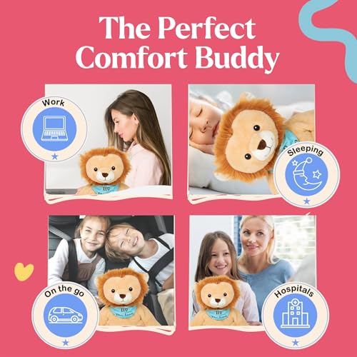 Lilly's Love Weighted Stuffed Animals for Adults & Kids — 5lb Calming Lion Plush for Anxiety, ADHD & Sensory | Machine Washable Weighted Stuffed Animal w/Removable Insert | Leo The Lion - color: Lion