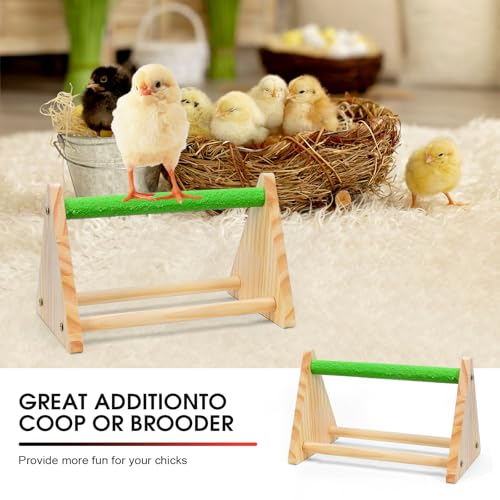 Chick Brooder Box for Chicks Baby Chick Starter Kit Brooding Playpen Portable Chicken Fence Pen with Chick Heating Plate Perch Feeder Waterer for Poultry Duck and Quail