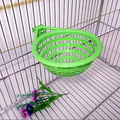 5Pcs Canary Bird Nests Plastic Hollow Hanging Cage Eggs Hatching Tool Bird Breeding Hut Nest Small Birds Birdcage Accessories