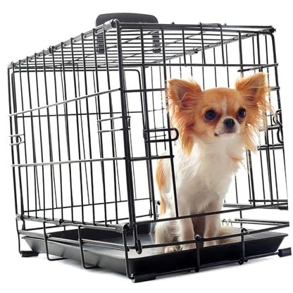 Alasum 2Pcs Pet Tray Heavy Duty Poop Holder for Bird Cages Dog Crates Bunny Habitats Stain Easy to Lightweight for Home Use