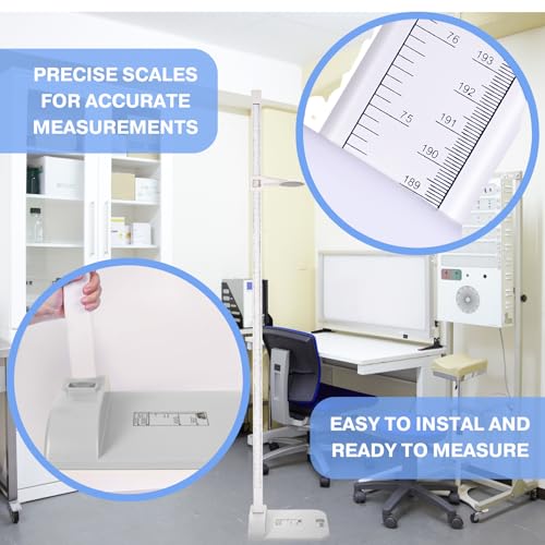 Height Measurement Tool, Height Measurement for Kids and Adults, Portable Stadiometer, Medical Office Aluminum Telescopic Measure Rod Device
