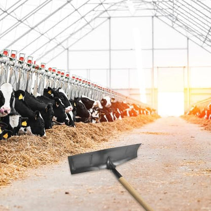 Livestocks Manure Scraper Head - Heavy Duty Dung Shovel for Barn Pasture Cleaning - for Large-Scale Livestocks Facilities