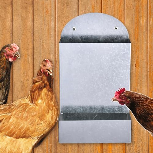 Baoblaze Chicken Feeder Automatic Coop Dispenser Poultry Versatile Portable Farm Food Container Grit Feeder for Duck Pigeon Chook Hen