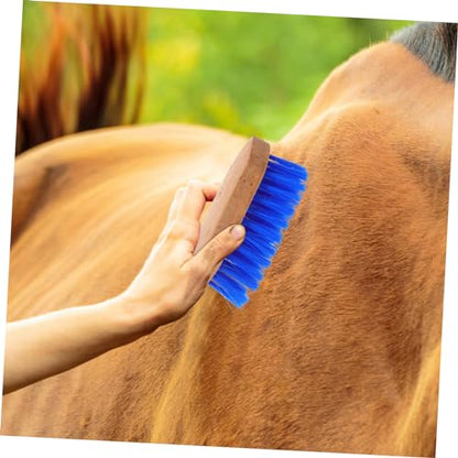 Kisangel Horse Grooming Brush Hard Bristles for Cleaning Multi-functional Design Cattle and Donkeys Lightweight and Portable Easy to Use for Grooming and Shedding