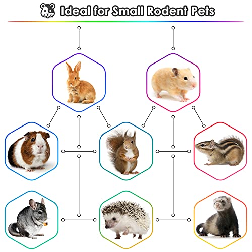 Bissap 3PCS Bunny Chew Toys, Natural Hanging Rabbit Chew Toy Treats for Guinea Pigs Hamsters Gerbils Chinchilla and Other Small Pets for Teeth Grinding - size: 3 PCS