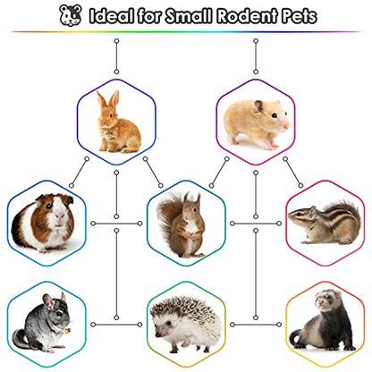 Bissap 3PCS Bunny Chew Toys, Natural Hanging Rabbit Chew Toy Treats for Guinea Pigs Hamsters Gerbils Chinchilla and Other Small Pets for Teeth Grinding - size: 3 PCS