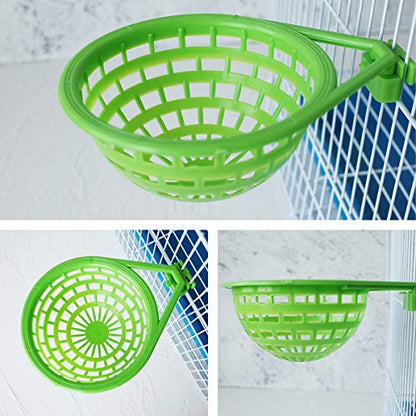 FOIBURELY 3 Sets Canary Nest Bird Nest Plastic Hatching Nest Finch Parrot Canary Nest with Nesting Pads