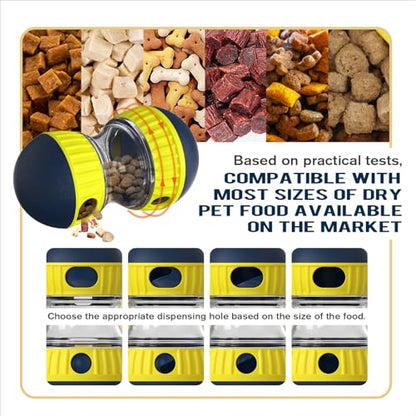TLKNG Large Size Dog Enrichment Toy for Medium/Small Dogs Treat Dispenser Ball, Puppy Food Dispensing Toys & Puzzles Slow Feeder & Mental Stimulation,Ultimate Boredom Buster - size: Large