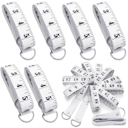 Copkim 6 Pcs Horse Measuring Tape 8.2 Feet Long for Height and Weight Multifunctional Horse Accessories for Accurate Waist Measurement and Weight Loss Tracking Portable PVC Measuring Stick