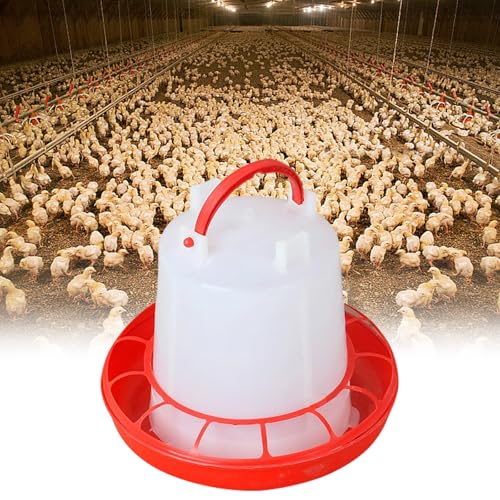 Spill Feed Set Poultry Trough Waterer for Small Scale Livestock Care Treat Feeding Tool Backyard Chicken Supplies Chicken Accessories Poultry Feeding - color: Style1