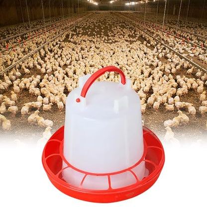 Spill Feed Set Poultry Trough Waterer for Small Scale Livestock Care Treat Feeding Tool Backyard Chicken Supplies Chicken Accessories Poultry Feeding - color: Style1