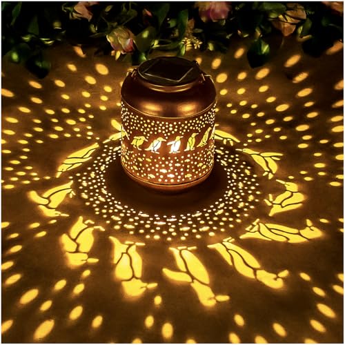 Penguin Solar Lanterns Outdoor Waterproof,Hanging Solar Lights Penguin Gifts for Women Men Metal LED Decorative Light for Yard,Patio,Lawn,Tabletop,Pathway,Landscape,Garden Decor - style: Penguin