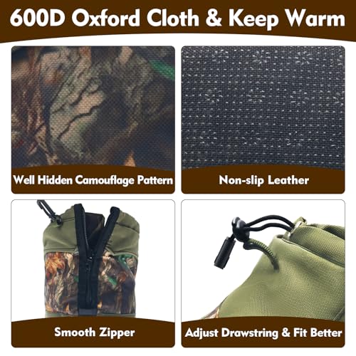 Insulated Boot Cover, Warmth Boot Covers for Hunting Tree Stand/Cold Weather Protection