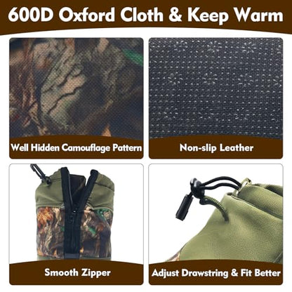 Insulated Boot Cover, Warmth Boot Covers for Hunting Tree Stand/Cold Weather Protection