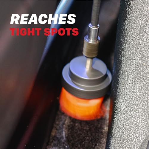 Maxshine 2" Universal M8 Medium-Duty Upholstery & Carpet Drill Brush – Power Scrubber Attachment for Car Detailing – Removes Grime, Stains & Spots from Fabric, Seats & Carpets - size: 2"
