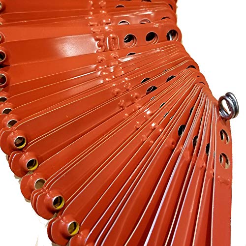 Pinnon Hatch Farms Leg Bands NOT Stamped Aluminum Chicken Poultry Duck Leg Identification Rings (100, Orange) - color: Orange