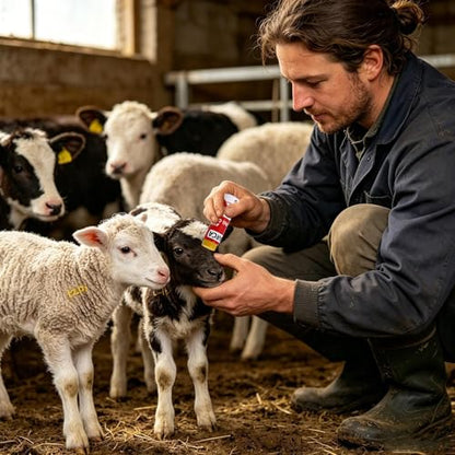 Animal Paint Stick | Farming Reusable Highly Visible Marker - Paint for Marking Animal Skin,for Vaccination Identification Outdoor Farming Grassland Outside Farm Livestocks
