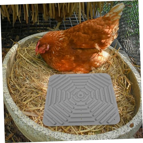 Hemoton Nesting Pads for Chicken Coop Chicken Nesting Box Pads Silicone Easy Clean and Wear-Resistant