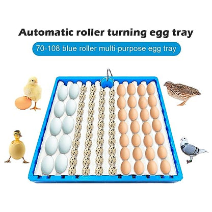13 Tubes Egg Tray Automatic Roller Egg Tray Turner Plastic Egg Tray for Incubator