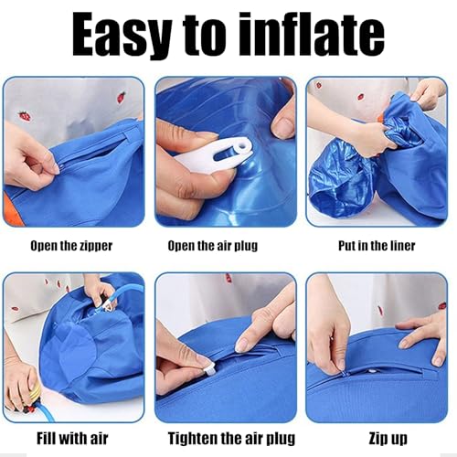 Dog Ball, Interactive Pet Toy, Teeth Grinding Trainer, Inflatable Fetch Design, 17.72x17.72 inches, Self-Entertainment Play, Perfect for Horses, Walking, Family, Farm Use, Sheep