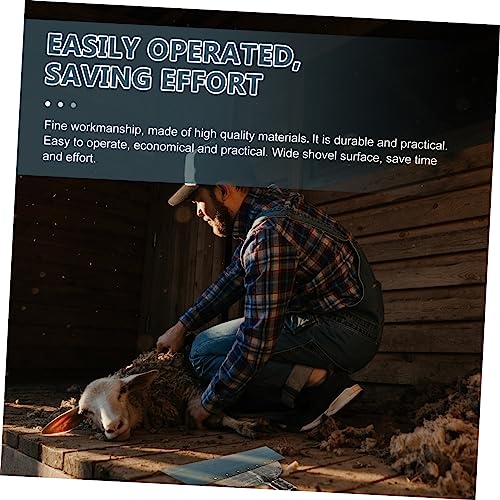 1pc Sturdy Metal Forged Garden Shovel Chicken Manure Wall Cement Scraper Household Outdoor Cleaning Tool