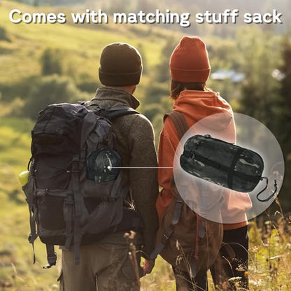 Mirzoyan Woobie Blanket, Military Poncho Liner Camo Insulated Camping Woobie Blanket for Outdoor Hiking Survival Hunting - color: Black