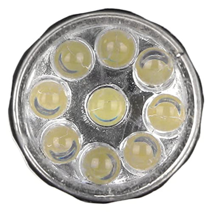 Egg Candler Tester, 9 Lamp Safe Cool Light Egg Candler LED Light Candling Lamp with Lanyard for Chickens Geese Cranes Quails Ducks Black