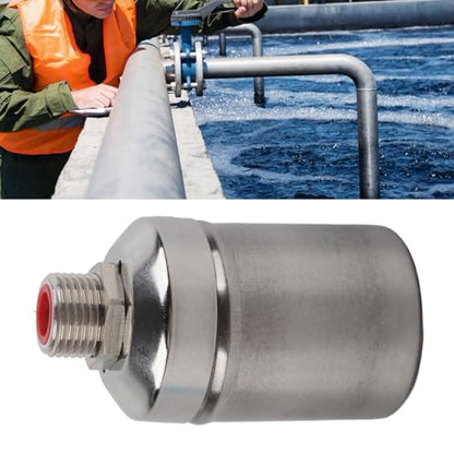 Float Valve, 1/2 Inch Floating Ball Valve Stainless Steel Automatic Water Level Control Water Trough Valve for Water Sink Water Tower