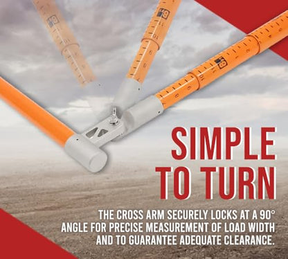 Mytee Products Heavy Duty Load Height Measuring Stick - 15 Ft Truck Trailer Oversize - color: 1 - Pack, size: 15 Feet