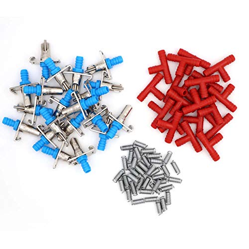 20 Pack of Automatic Rabbit Water Feeder Nipple Waterer Drinkers Automatic Rabbit Watering System Kit for Cages