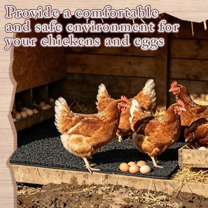 6 Pcs Chicken Nesting Pads for Chicken Coop 12"×12" Washable Chicken Nesting Box Pads for Chicken Coop Chicken Hen Box Laying Eggs