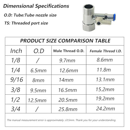 1/2" x 1/2" x 1/4" Tee Stop Valve, Stainless Steel RO Water Branch Tee | Heavy-duty stainless tee for RO, coffee & fridge ice makers. Connects 1/2" line to 1/4" tubing – no extra reducer needed. - style: 1/2*1/2*1/4Three-Way Ball Valve