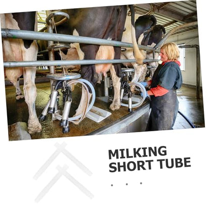 4pcs Goat Milking Supplies Electric Milking Machine Tube Portable Flexible Tubing Suction Vacuum for Dairy Farms