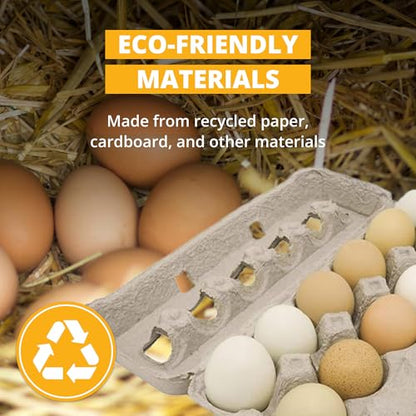 Stromberg's Jumbo Blank Egg Cartons, Bulk Pack for Jumbo Eggs, Perfect for Custom Branding, Safe & Secure Egg Storage, Convenient Stacking for Easy Transport and Storage, 200 Pack