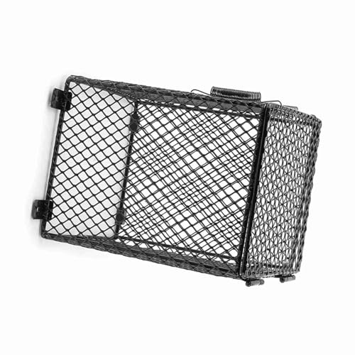 ZJchao Heat Lamp Fixture, Reptile Heat Lamp Fixture Pet Reptile Cover Lizard Cage Mesh Cover Light Bulb Heating Lampshade (Circle) (Circle) (Quadrate 2.3in)