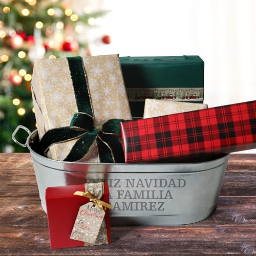 Let's Make Memories Personalized Family Name Beverage Tub w/Stand - Custom Beverage Tub - Unique Entertaining Essential - 5.5 Gallons - color: Family Name, size: With Stand
