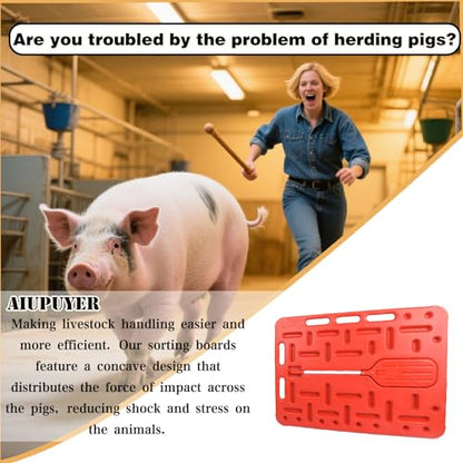 Heavy-Duty Livestock Sorting Panel - Durable Guide Panels for Cattle, Hogs, Sheep & Goats - Perfect for Efficient Animal Handling & Sorting Solutions