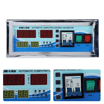 110V Egg Incubator Controller XM18D Digital Temperature Humidity Controller | Temperature Humidity Control Thermostat for Homebrew Incubator Greenhouse