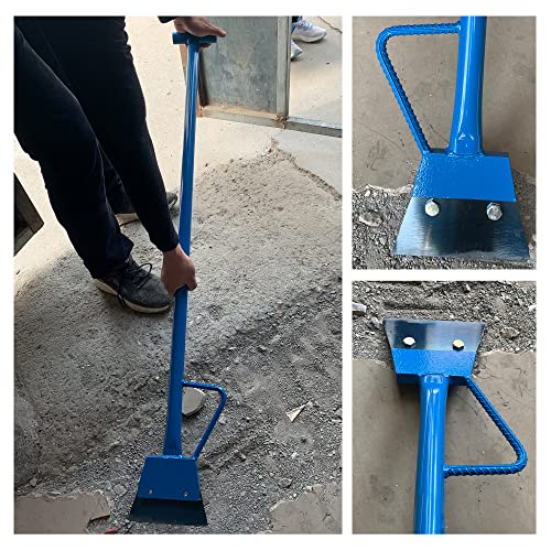 Professional 7” long Handle Scraper Roof Remover Heavy Duty Removing Tool Flooring Removal Tool Sturdy Ice Cleaning Shovel