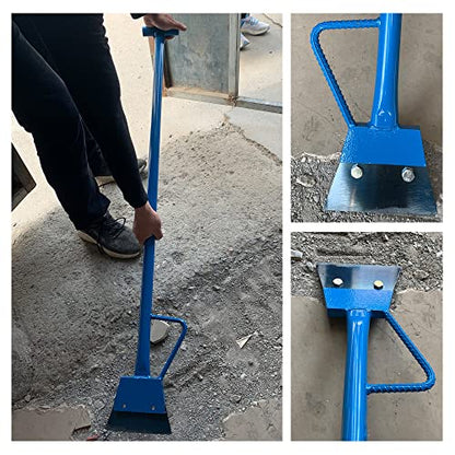 Professional 7” long Handle Scraper Roof Remover Heavy Duty Removing Tool Flooring Removal Tool Sturdy Ice Cleaning Shovel