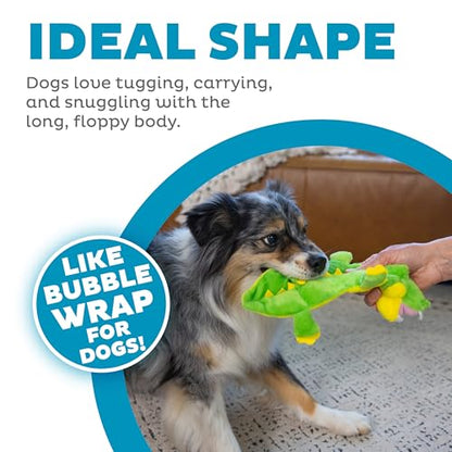 Outward Hound Squeaker Matz Plush Gator Dog Toy, Small - size: Small (Pack of 1)