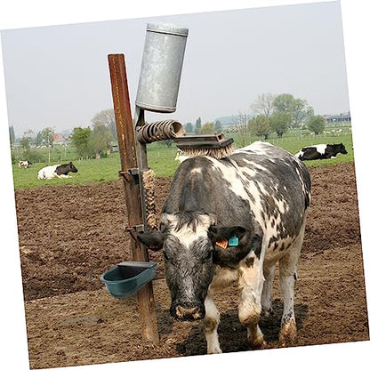 KESYOO Livestock Drinking Water Bowl Durable Automatic Waterer and Cattle Waterer with Deep Splash Design Stable Water Level for Farm Use - color: Dark Green