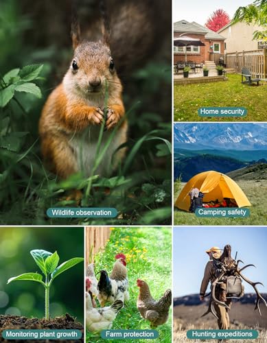 KJK Mini Trail Camera, 36MP 2.7K Game Camera,32GB Memory Card with Night Vision 0.1s Trigger Time Motion Activated 130°Wide-Angle, Waterproof Trail Cam with 2.0” HD TFT Screen - color: Dark gray