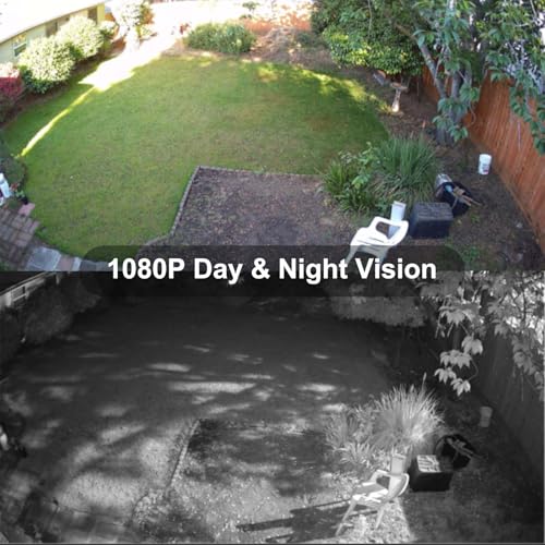 2MP CCTV Camera HD 1080P 4-in-1 (TVI/AHD/CVI/960H/CVBS) Security Dome Camera, 2.8-12mm Varifocal Lens Analog Video Surveillance, Wide Angle Viewing Day & Night Indoor Outdoor Waterproof (White) - color: White