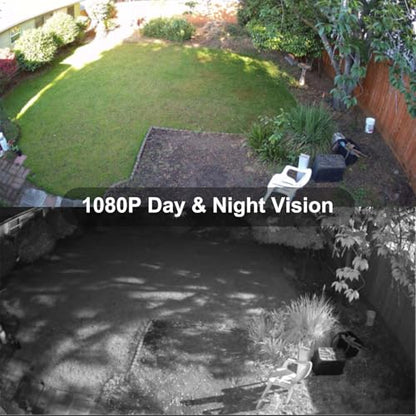 2MP CCTV Camera HD 1080P 4-in-1 (TVI/AHD/CVI/960H/CVBS) Security Dome Camera, 2.8-12mm Varifocal Lens Analog Video Surveillance, Wide Angle Viewing Day & Night Indoor Outdoor Waterproof (White) - color: White
