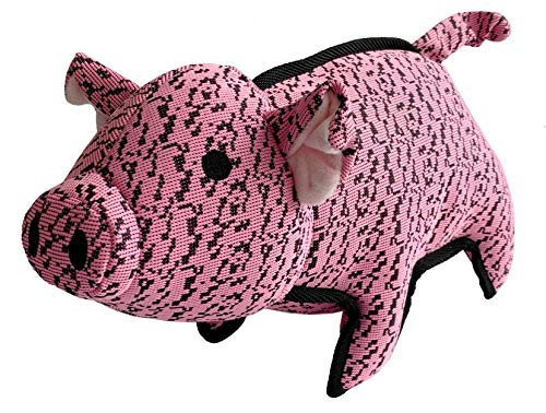Petlou Durable Pet Toys Farmhouse Collections for Dogs with Mulit-Size (13Inch Farmhouse Pig)
