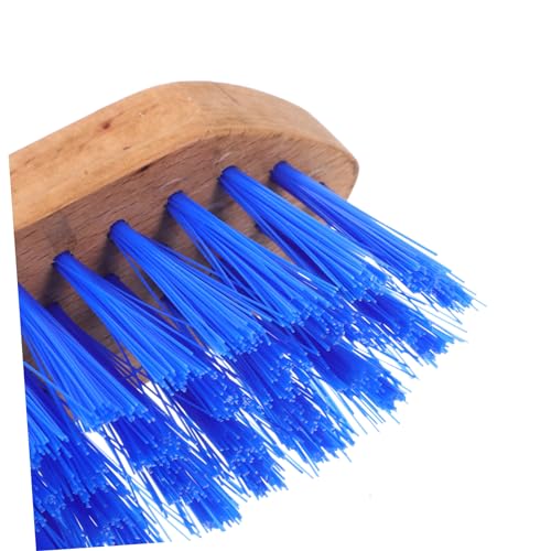 Kichvoe Horse Grooming Brush Stiff Bristle Wood Body Comb for Horse Hair Cleaning and Massage Multi Functional Equine Grooming Tool for Maintenance